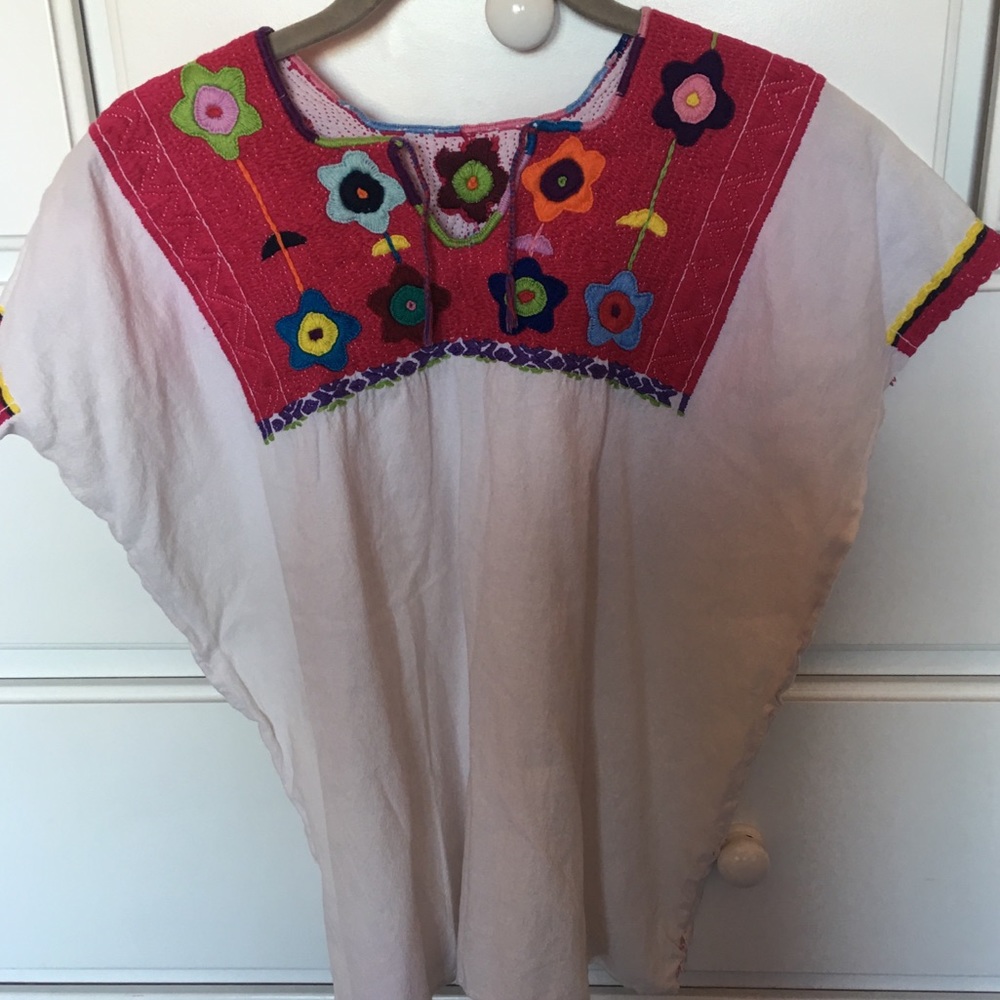 Hand embroidered blouse
